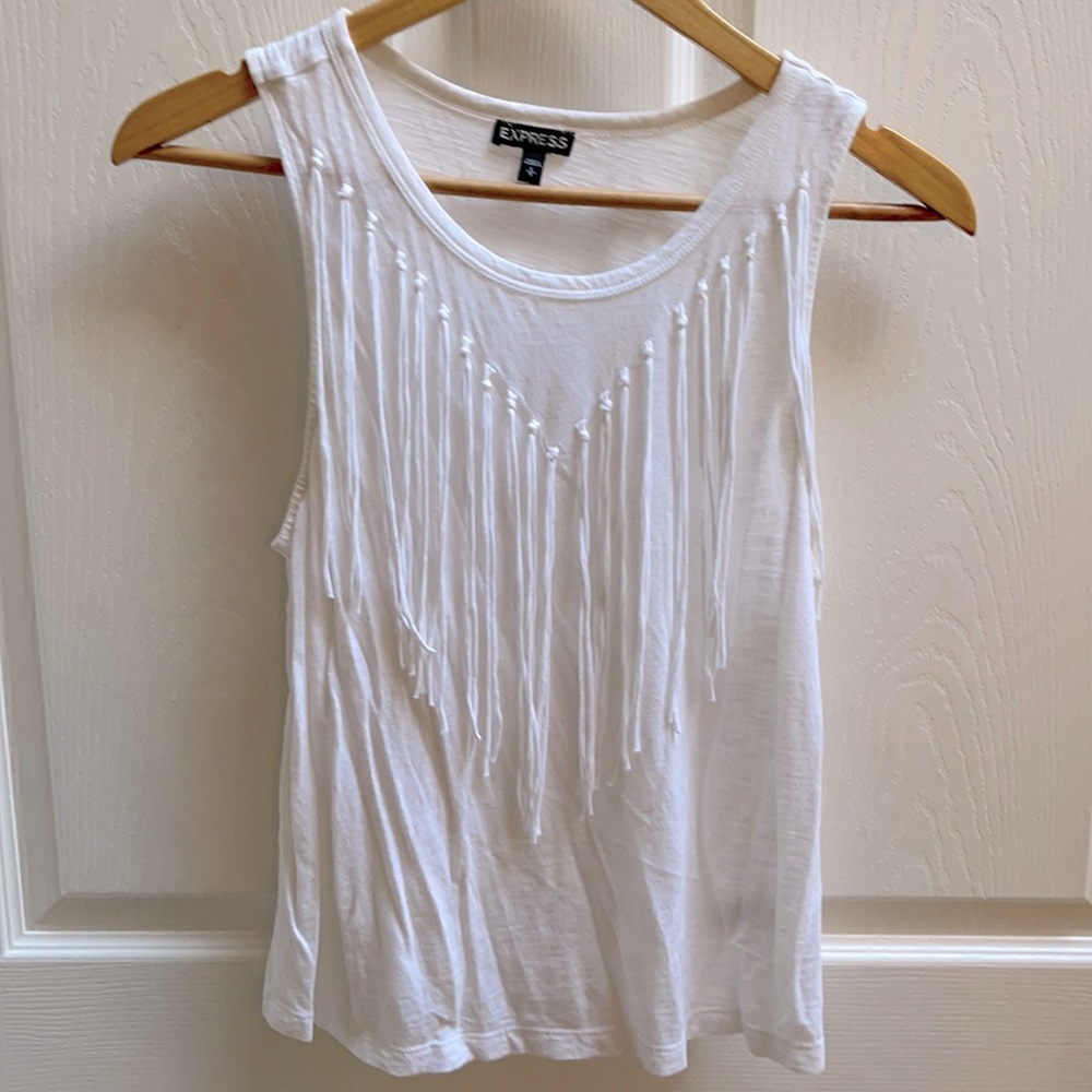 White tank top